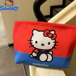 Hello Kitty Red and Blue Pouch